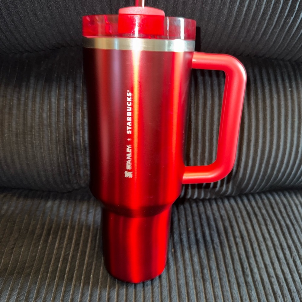 Starbucks Metallic Red Stanley Tumbler
